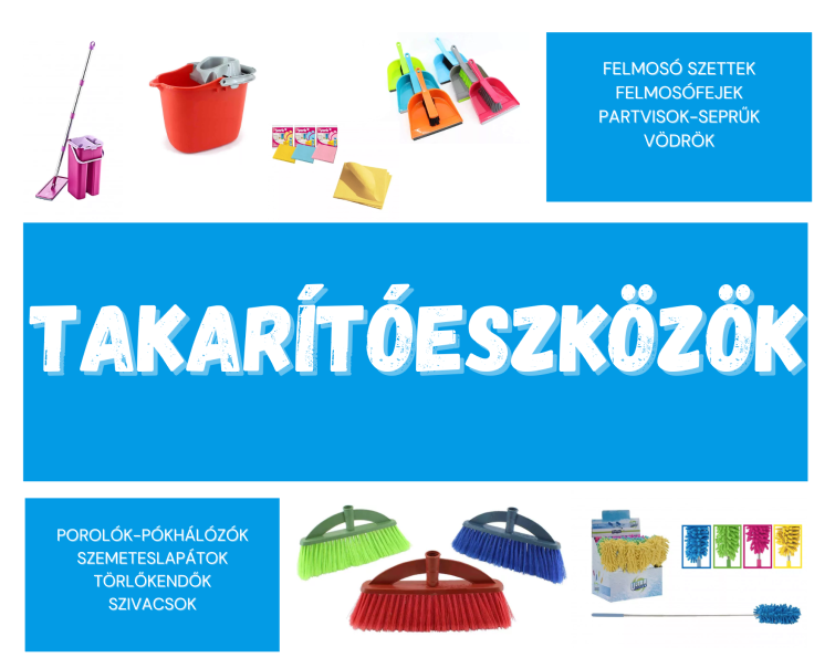 Takarítóeszközök kategória