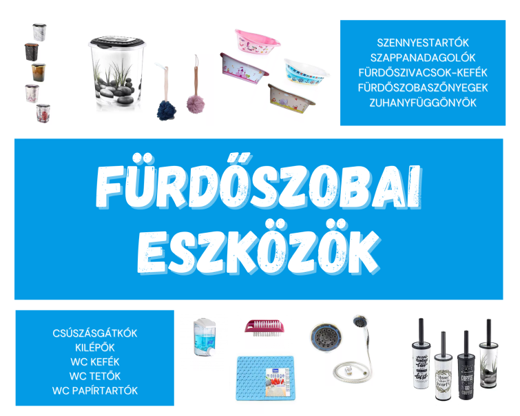 Fürdőszobai kellékek kategória