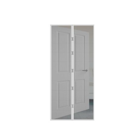 Szúnyogháló függöny ajtóra mágneses 100 x 210 cm - fehér