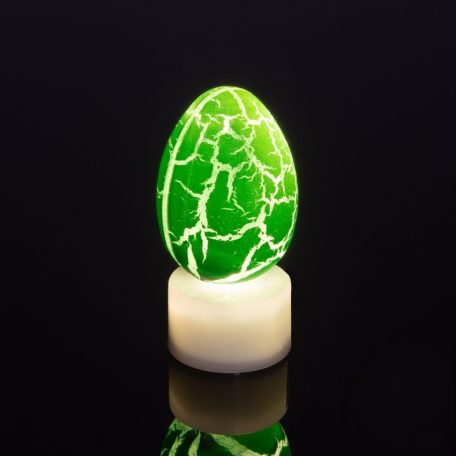 Húsvéti LED dekor tojás - 1 LED - 3 x AG10 - 4 féle