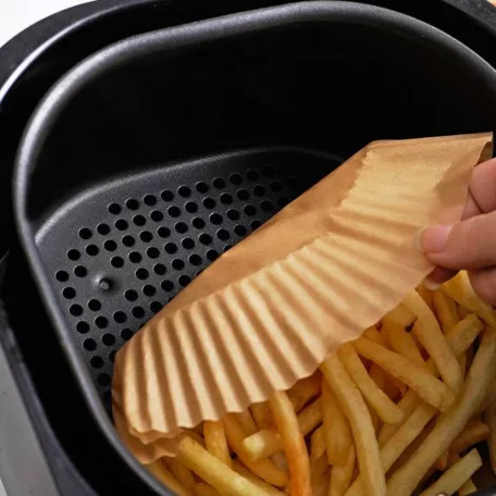 Air Fryer Sütőpapír Tálca Kerek 20cm 50 Darabos