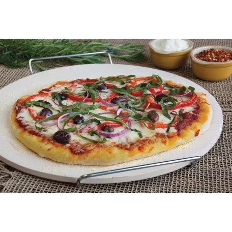 Pizzasütő Kő Állvánnyal 33 cm