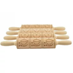 Kekszmintázó sodrófa 38 cm