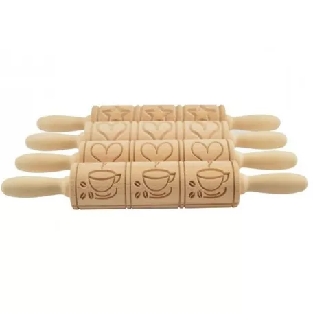 Kekszmintázó sodrófa 38 cm