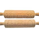 Kekszmintázó sodrófa 38 cm