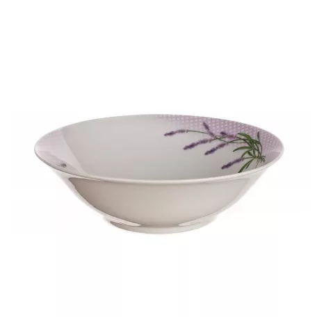Porcelán Tál 23 cm Levendula