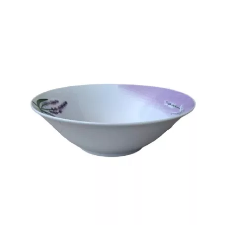 Porcelán Tál 23 cm Levendula