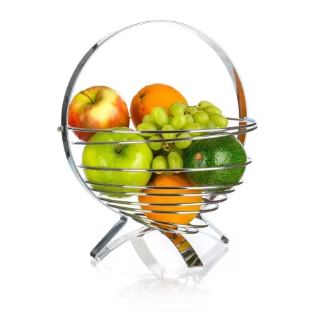 Fém Gömb Gyümölcskosár 24 cm Linea