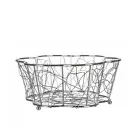 Fém Gyümölcskosár Virág 24 cm Vanity