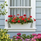 Balkonláda 40 Cm Fehér