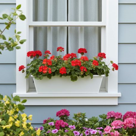 Balkonláda 40 Cm Fehér