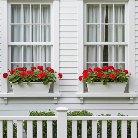 Balkonláda 40 Cm Fehér