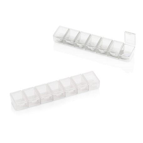 Gyógyszertartó Doboz Hét napra 15x3,5 cm