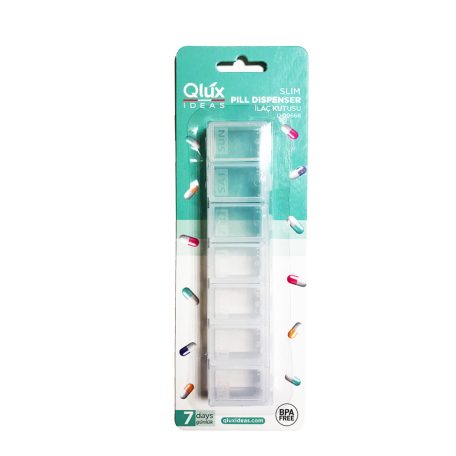 Gyógyszertartó Doboz Hét napra 15x3,5 cm