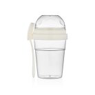 Joghurtos Müzlis Pohár Kanállal Műanyag 400 ml L-00947