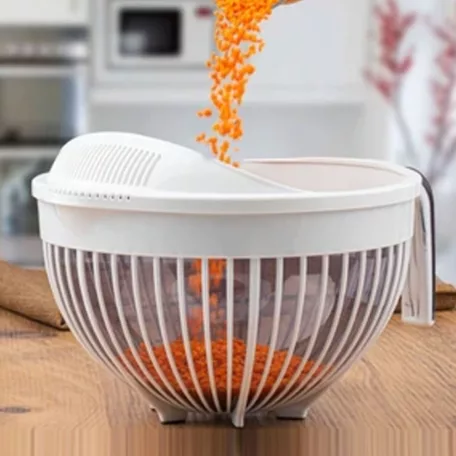Műanyag Rizsszűrő Tál 3000 ml