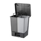 Pedálos Szemetes DUO 50 l UP312