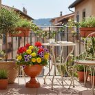 Görög Virágtartó Kehely 29 x 25 cm