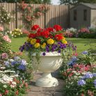 Görög Virágtartó Kehely 29 x 25 cm