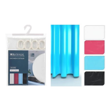 Zuhanyfüggöny Egyszínű 180x180 cm 