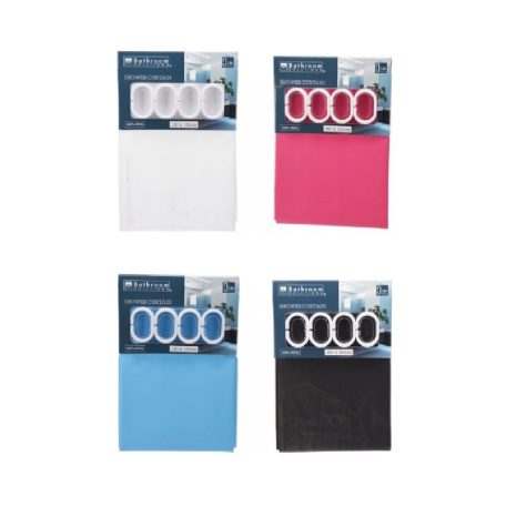 Zuhanyfüggöny Egyszínű 180x180 cm 