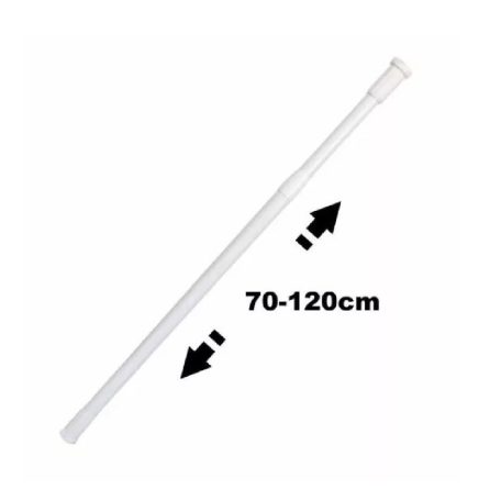 Zuhanyfüggöny Tartórúd Teleszkópos 70-120 cm eng-591