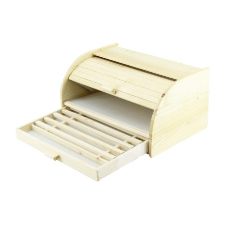 Fa Kenyértartó Fiókos