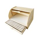 Fa Kenyértartó Fiókos