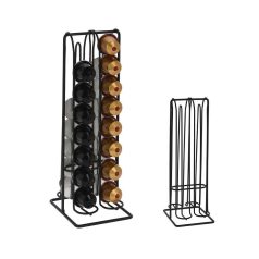 Kávékapszula Tartó Fekete Fém