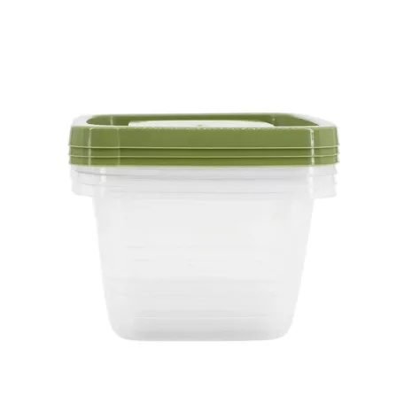 Ételes Tároló Doboz Szett Szögletes 3 Darabos 3*1360ml