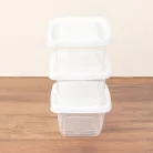 Ételes Tároló Doboz Szett Szögletes 3 Darabos 3*1360ml