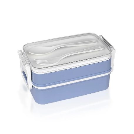 Ételes doboz 2 részes Aqua Lunch Box