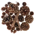 Karácsonyi Dekor 2-7 Cm Mix Arany HY-5603 