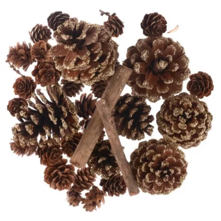 Karácsonyi Dekor 2-7 Cm Mix Arany HY-5603 