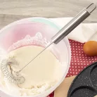Habverő Rugós Fém Nyeles Kicsi
