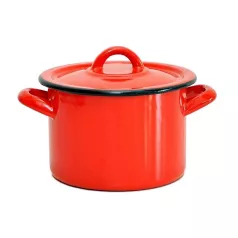 Zománcozott Fazék +Fedő 3 L 2+39/17