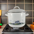 Zománcozott Fazék+Fedő Acp 18 Cm Libás 303/18