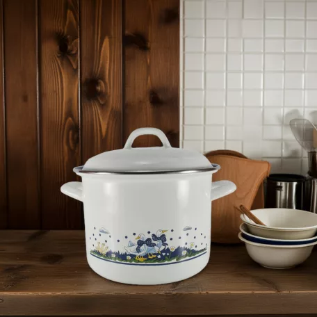 Zománcozott Fazék+Fedő Acp 20 Cm Libás 303/20 4L