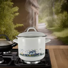 Zománcozott Fazék+Fedő Acp 22 Cm Libás 303/22