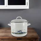 Zománcozott Fazék+Fedő Acp 22 Cm Libás 303/22