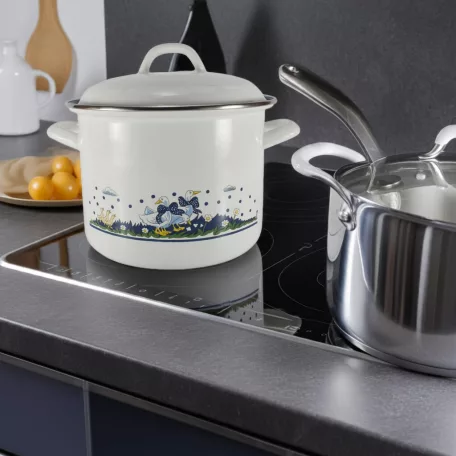 Zománcozott Fazék+Fedő Acp 24 Cm Libás 303/24