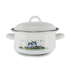 Zománcozott Lábas+Fedő Acp 16 Cm Libás 2313/16