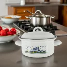 Zománcozott Lábas+Fedő Acp 16 Cm Libás 2313/16