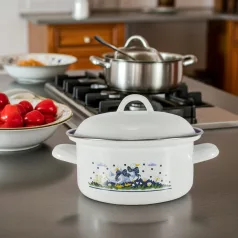 Zománcozott Lábas+Fedő Acp 16 Cm Libás 2313/16