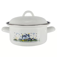 Zománcozott Lábas+Fedő Acp 28 Cm Libás 6 L 2313/28