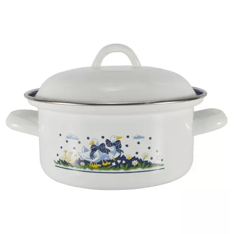 Zománcozott Lábas+Fedő Acp 28 Cm Libás 6 L 2313/28