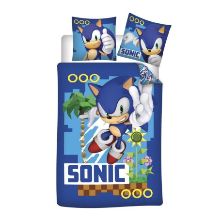 Sonic, a sündisznó Coin Chase ágyneműhuzat 140×200cm, 70×90 cm