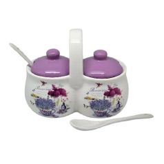 Kerámia Iker Fűszertartó Kanállal Beauty