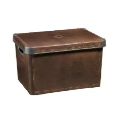 Curver Deco Tárolódoboz Bőrhatású 22 L 04711-D12 