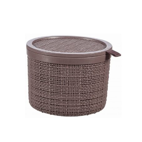 Curver Jute Kerek Tárolódoboz+Tető 2 L 01903 